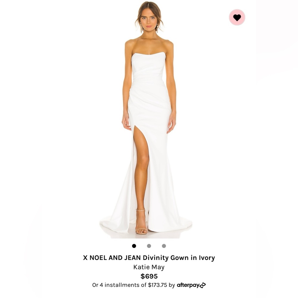 X NOEL and JEAN Divinity Gown in Ivory.